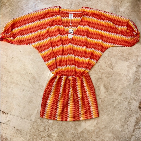 Trina Turk Resort Coverup mini dress - Picture 5 of 6